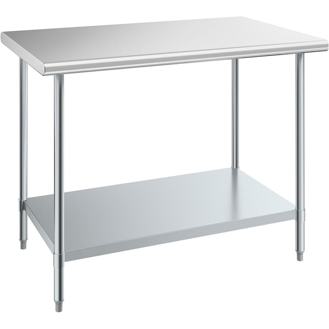 Stainless Steel Kitchen Work Table with Undershelf 90x60x85cm 250KG Nisorpa