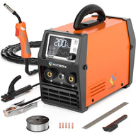 HITBOX 140A 4-in-1 Portable MIG Welder Gasless, TIG, ARC, Spool Gun, Digital LED - Massive Discounts