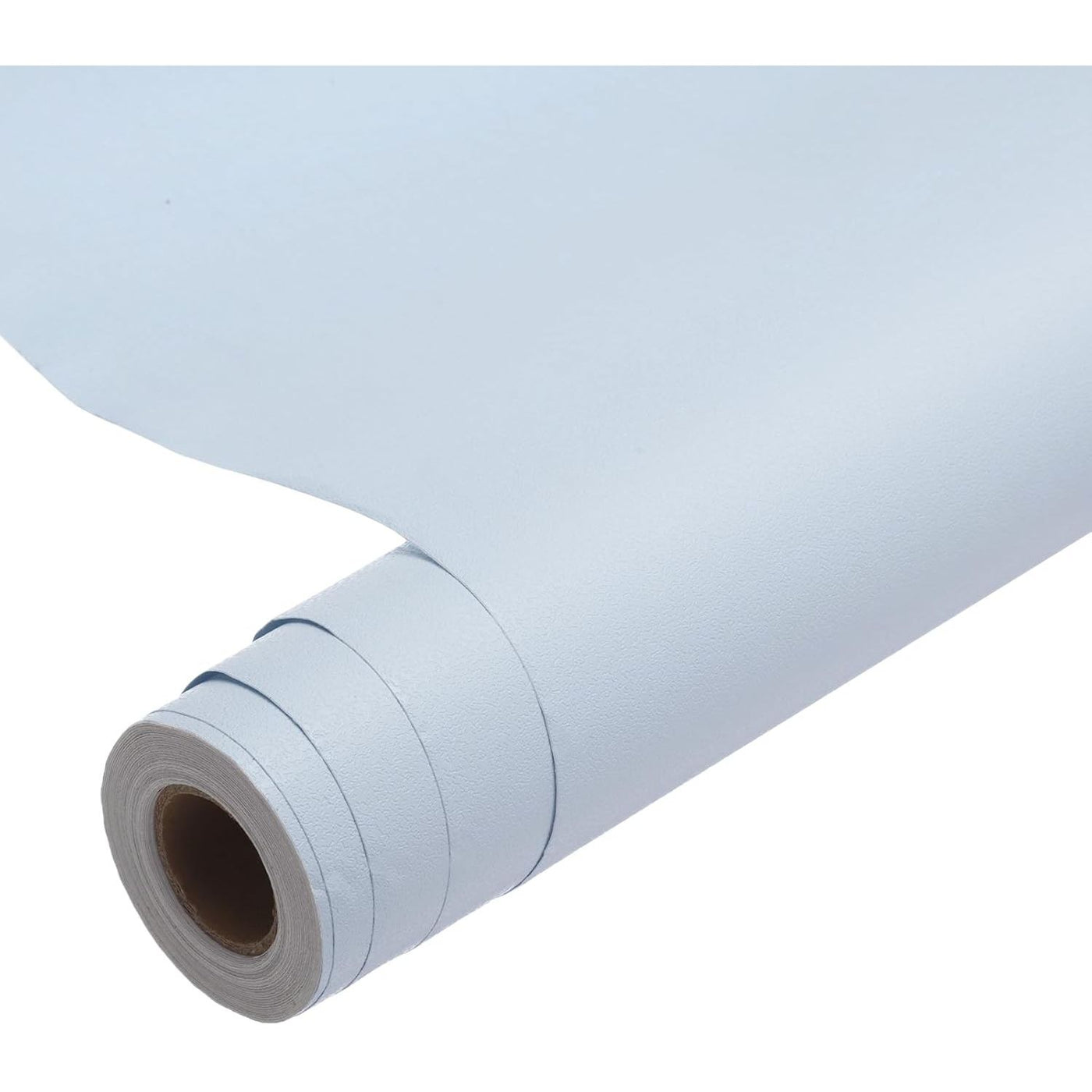 Light Blue Frosted Contact Paper 47x394in Peel Stick Waterproof PVC