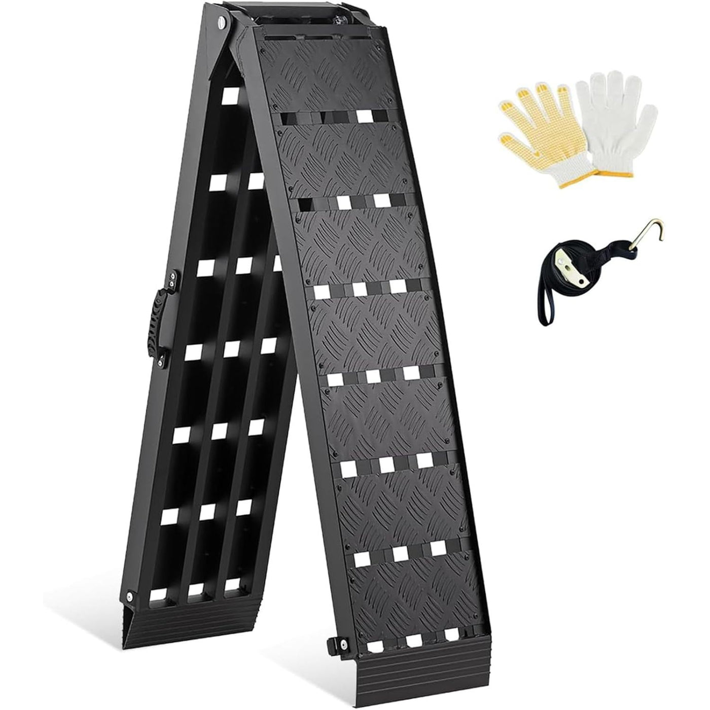 Aluminum Loading Ramp 228x29.2cm 680KG for ATV UTV Trucks Motorbike Gardhom