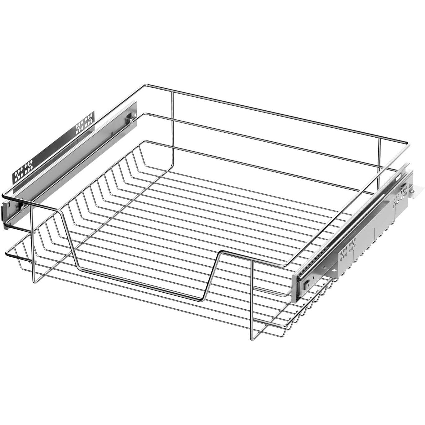 500mm Pull-Out Wire Basket Drawer for Kitchen Base Cabinet with Soft-Close