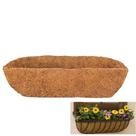 1 pc Pre-formed Molded Coco Liners 30 inch Wall Trough Wall Mounted Planters - Massive Discounts