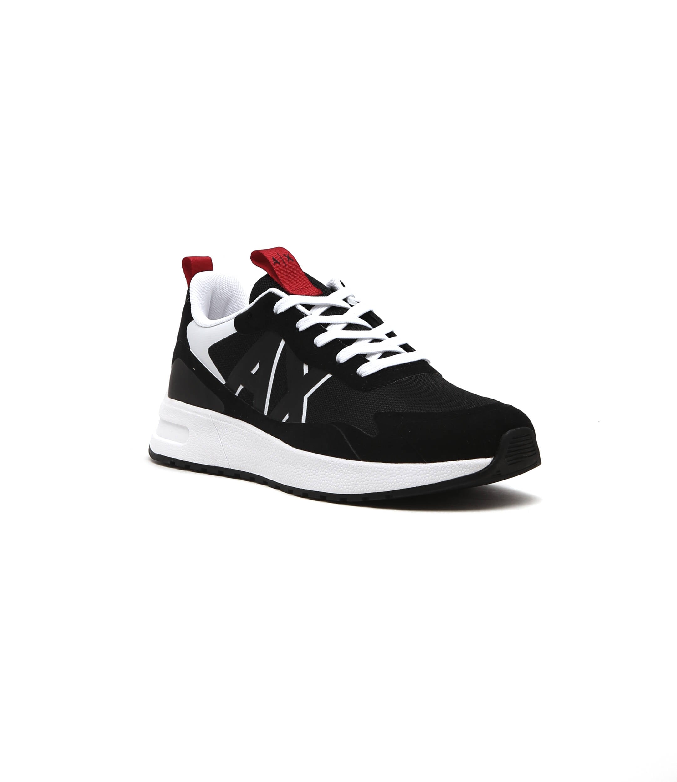 Armani Exchange Men Sneakers XUX114 XV514 Schwarz, Shoes UK 12/EU 45