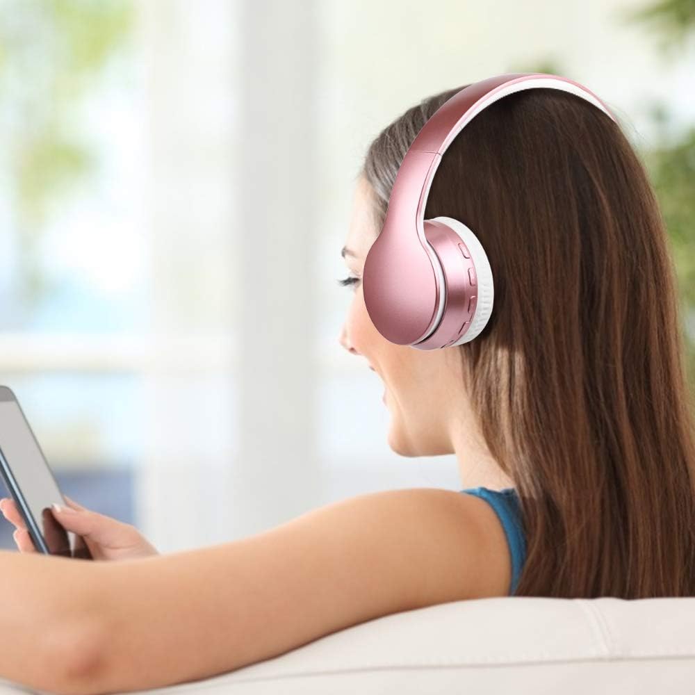 Bluetooth 5.3 Wireless Headphones Over Ear Foldable Stereo Mic LOBKIN