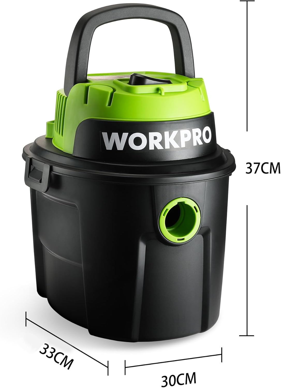 WORKPRO 1200W Wet & Dry Vacuum – 10L, Blow Function, Multi-Surface Use
