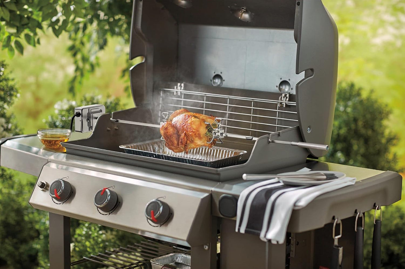 Onlyfire BRK-6034 Rotisserie Kit – Missing Spit Rod (Part 6) – For Weber