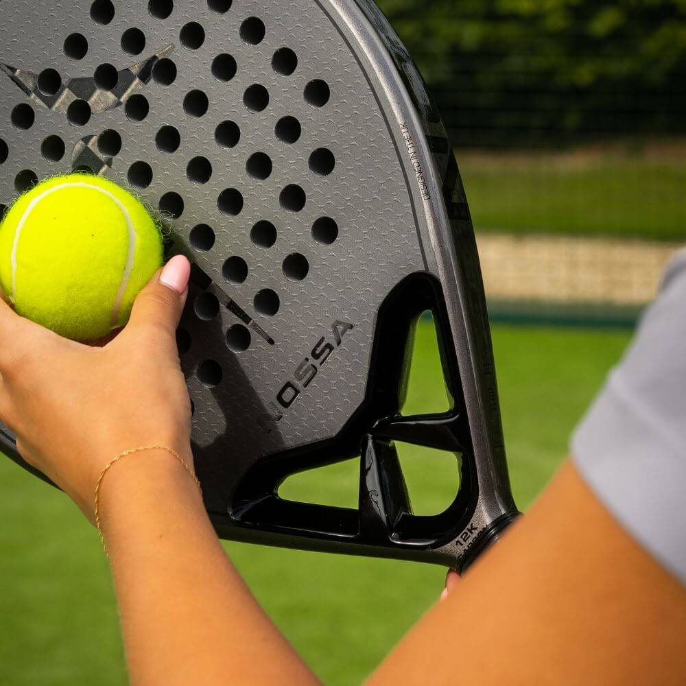 Padel Racket Carbon 12K EVA Foam Control Power Grip Lightweight Nossa Core