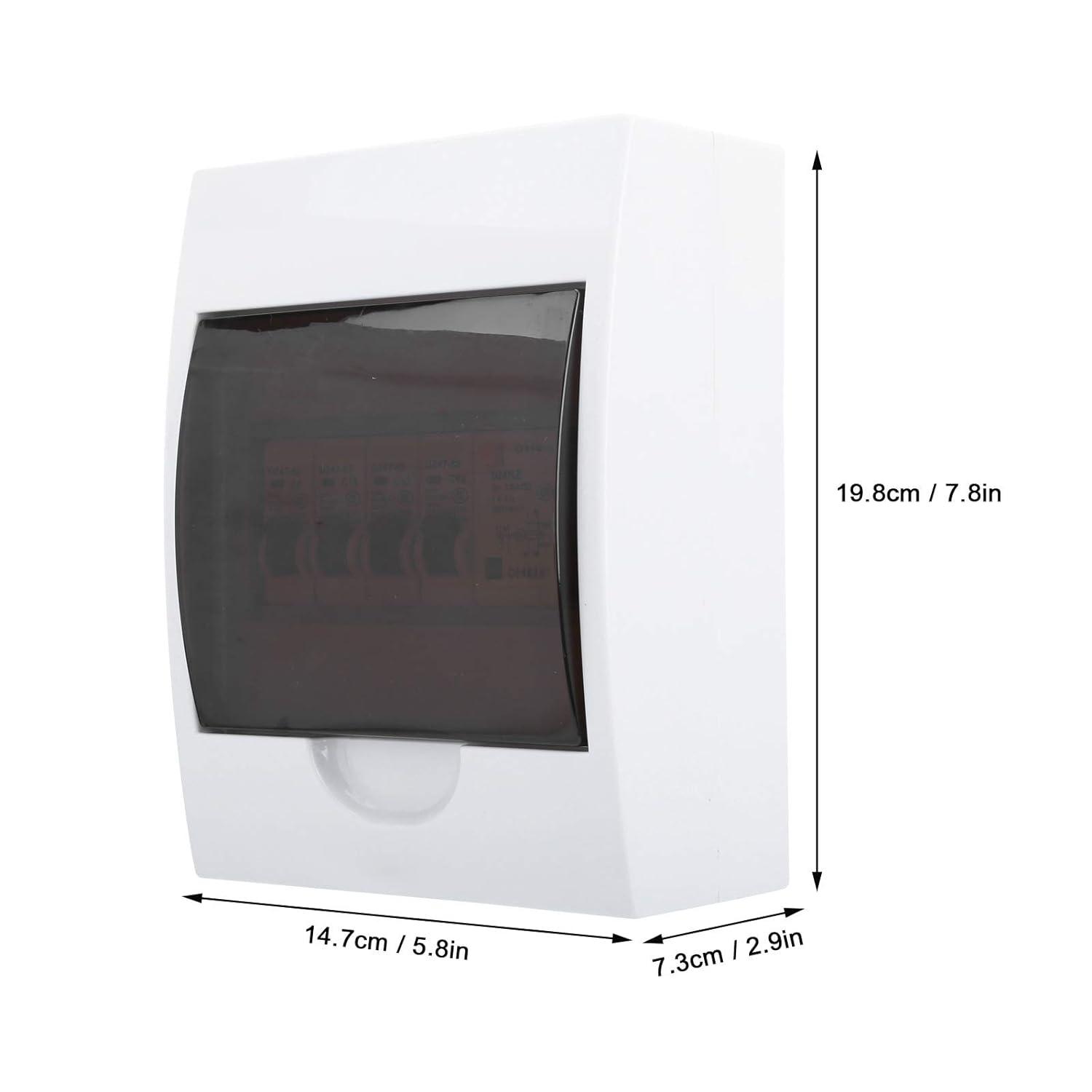 DEWIN 3-Way Fuse Box: 63A 30mA RCD + 3 MCBs (6A, 16A, 32A) 230/400V - Massive Discounts