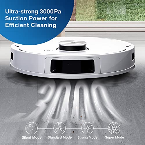 Robot Vacuum Cleaner 3000Pa TrueMapping 3D Smart Navigation ECOVACS Floor Cleaner