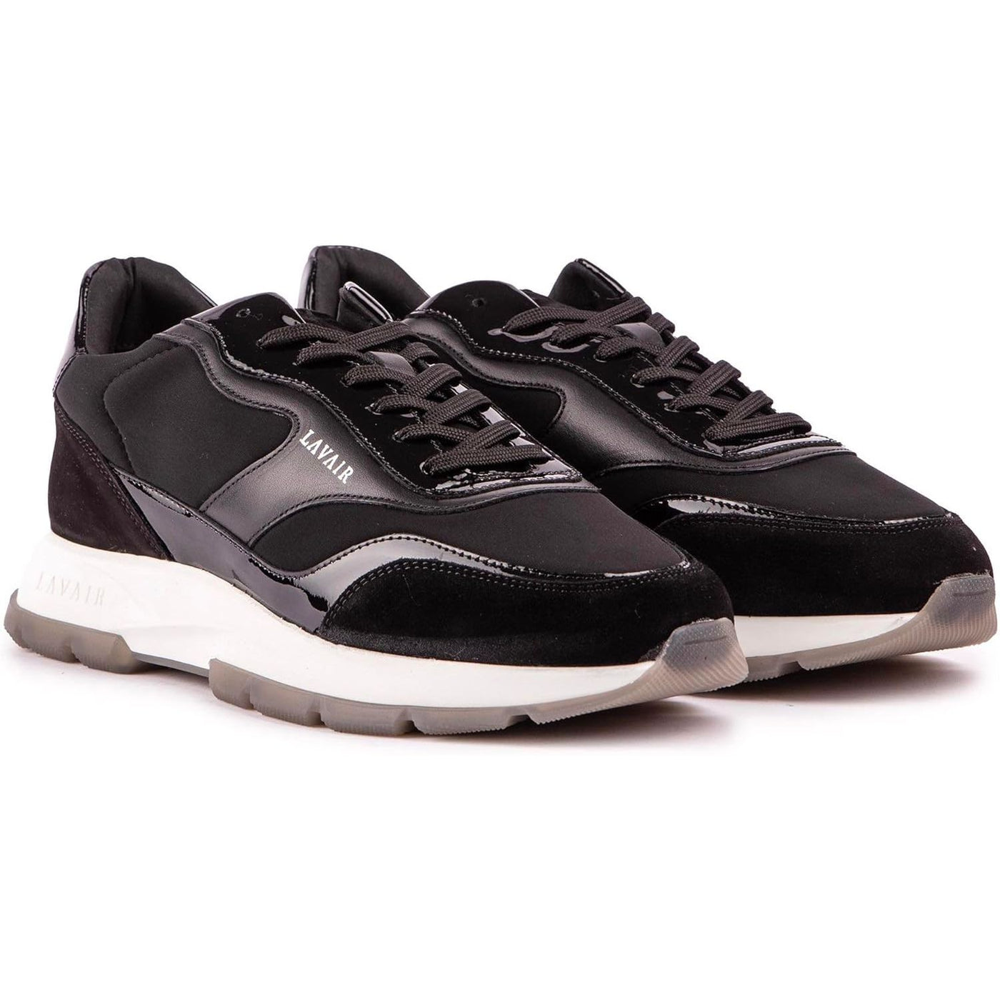LAVAIR Mens Aequora Casual Trainers Black Size UK 6 / EU 40