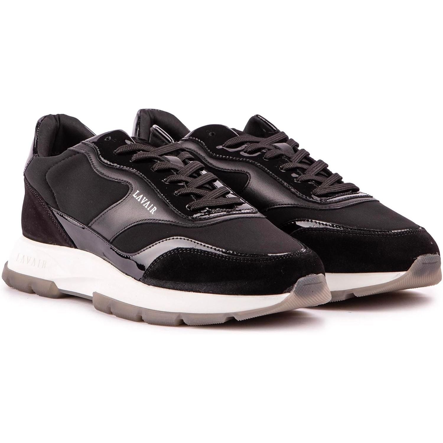 LAVAIR Mens Aequora Casual Trainers Black Size UK 6 / EU 40
