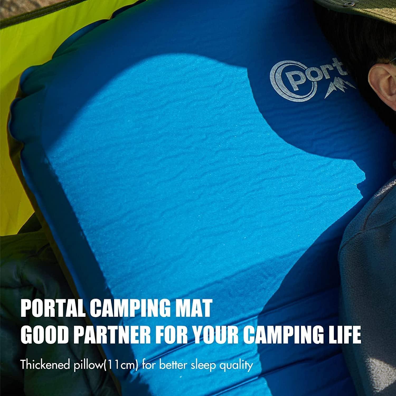 Portal Self Inflating Camping Mat Sleeping Roll Inflatable, Single - Massive Discounts