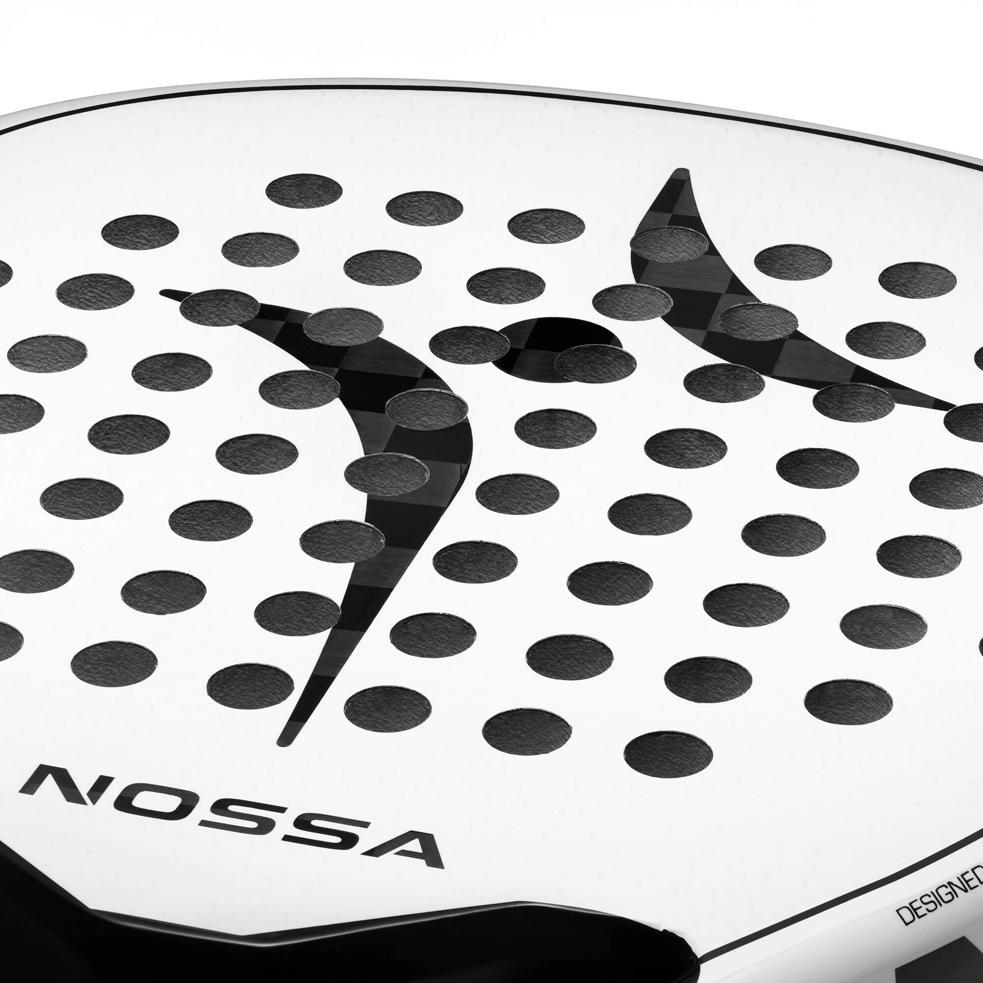 Padel Racket Carbon 12K EVA Foam Control Power Grip Lightweight Nossa Core