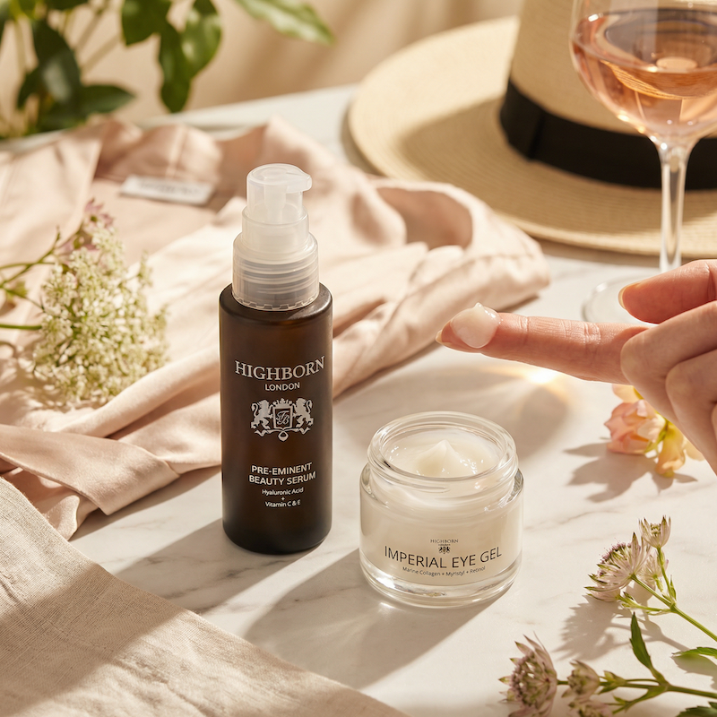 Anti Aging Skincare Starter Set Serum Eye Gel Highborn London
