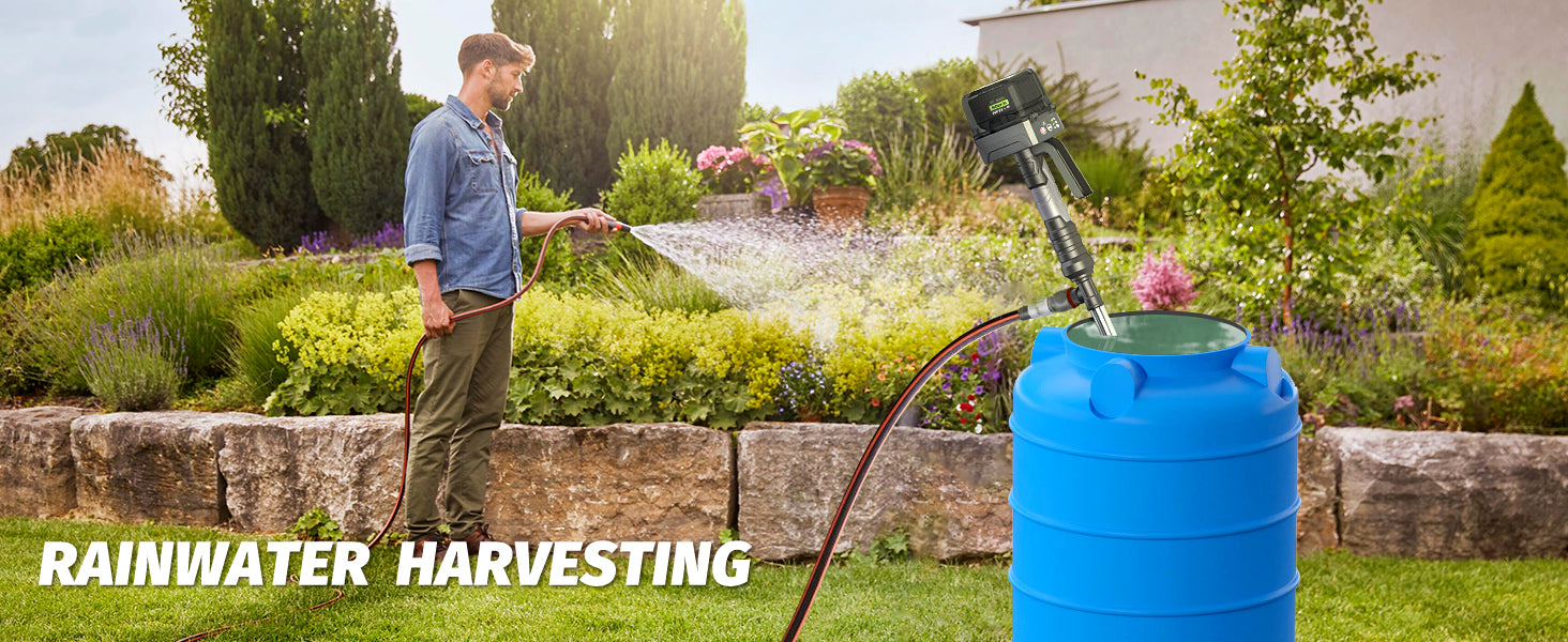 Cordless Water Transfer Pump Brushless Portable Submersible VEATON