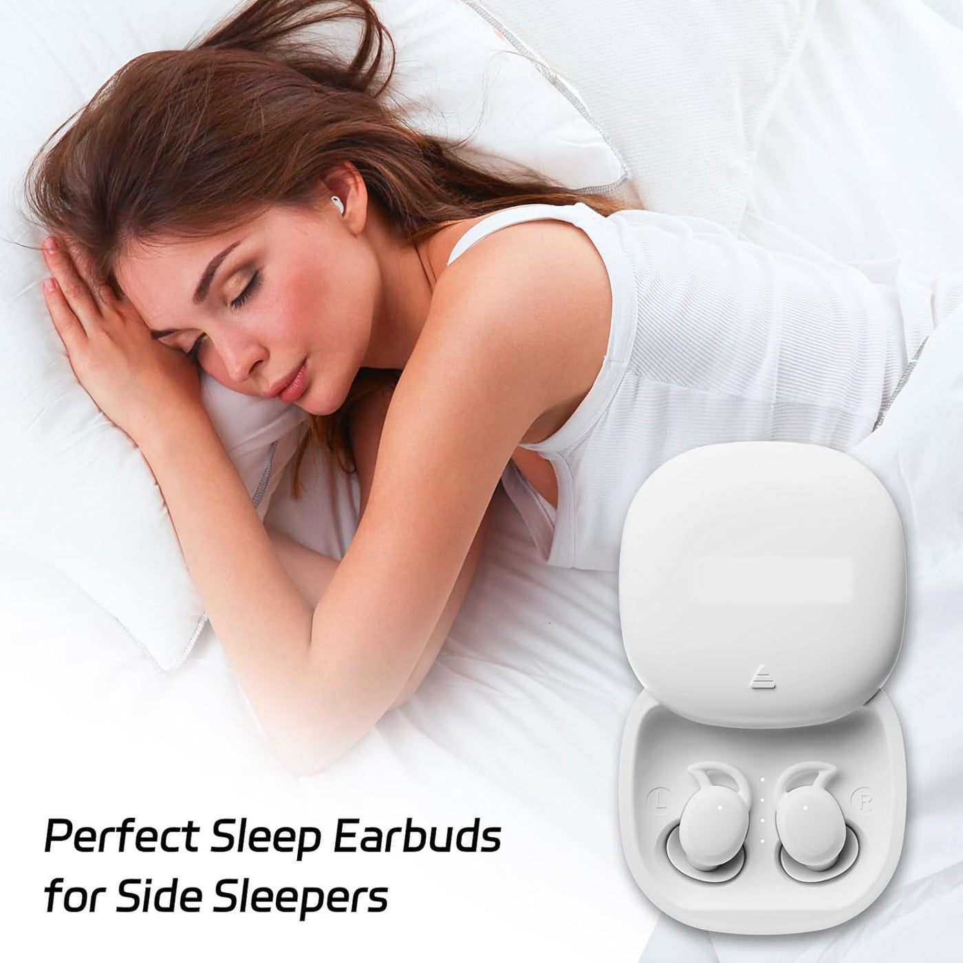 Invisible Sleep Earbuds Mini Wireless Bluetooth Noise Cancelling IPX6 IFECCO