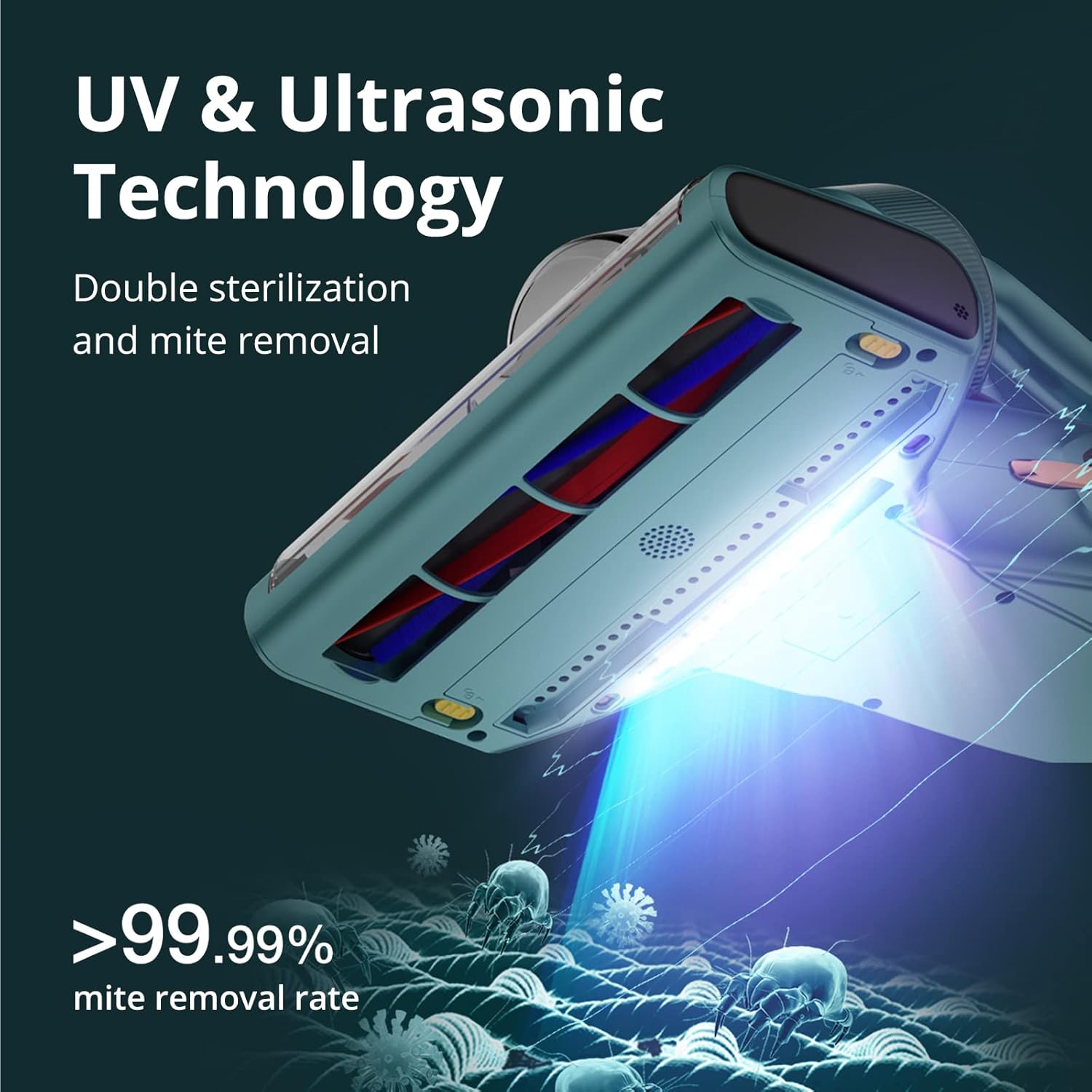 Jimmy BX7 Pro Mattress Vacuum 700W, UV & Ultrasound, LED, Dust Mite Sensor