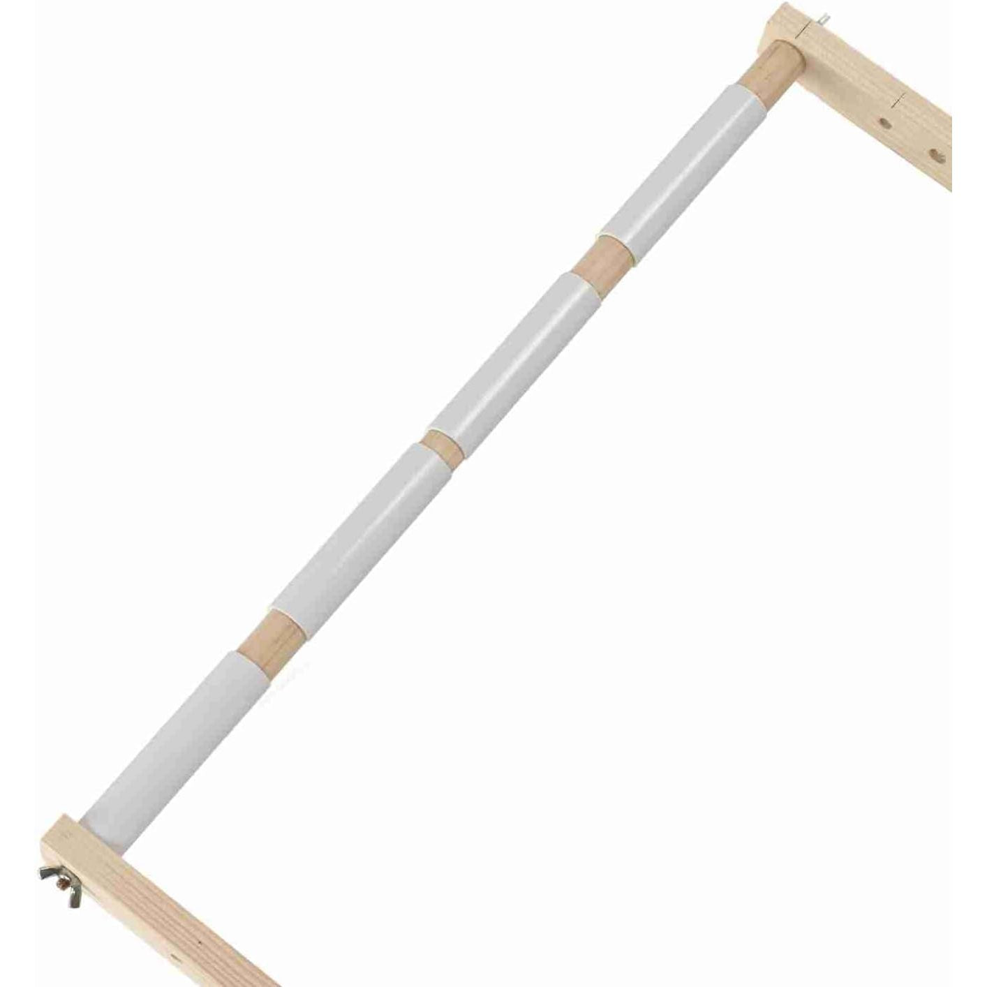 Adjustable Cross Stitch Floor Stand – Wood Pine, 5 Heights (41–68cm)
