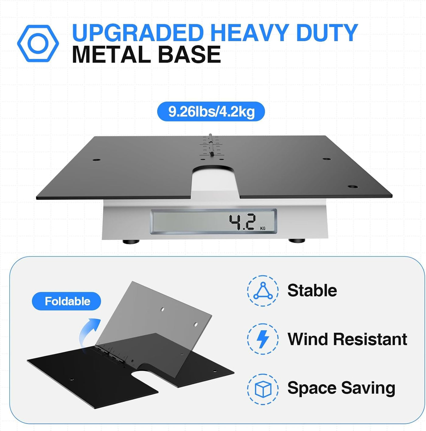 EMART 10x12ft Pipe and Drape Backdrop Stand Kit, Heavy Duty Frame Support