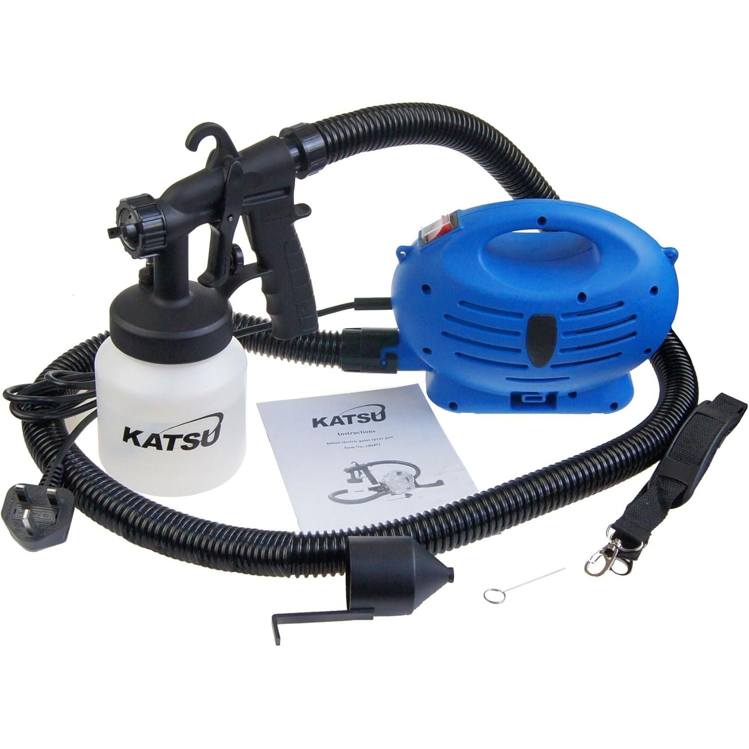 KATSU 700W Electric Paint Sprayer 800ml HVLP Spray Gun for Walls & Fences - Massive Discounts
