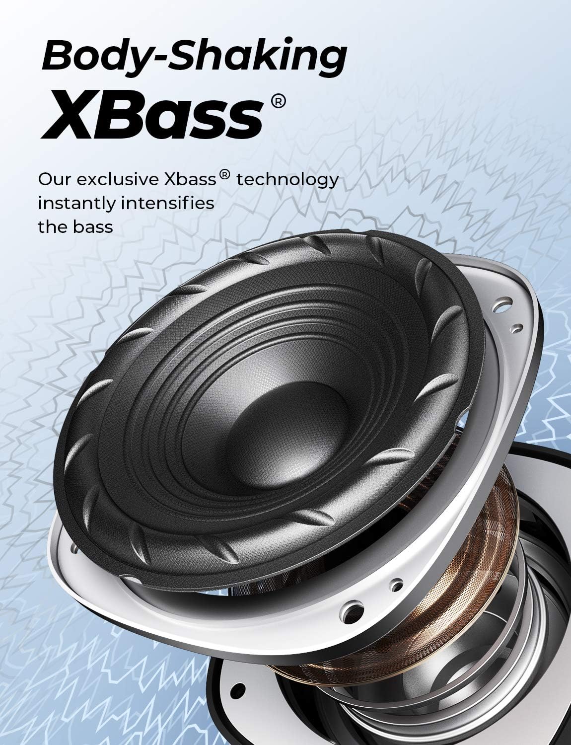 Tribit StormBox Pro Bluetooth Speaker, 360° Sound, XBass, 24H Playtime, IP67