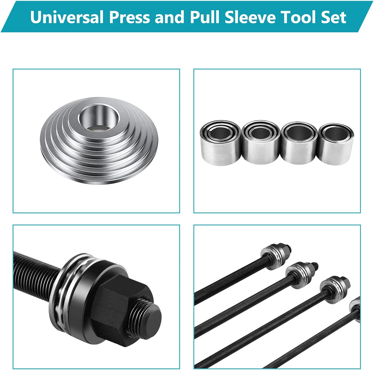 36pcs Universal Car Bearing Tool Set – Removal & Insertion Kit for Vehicles