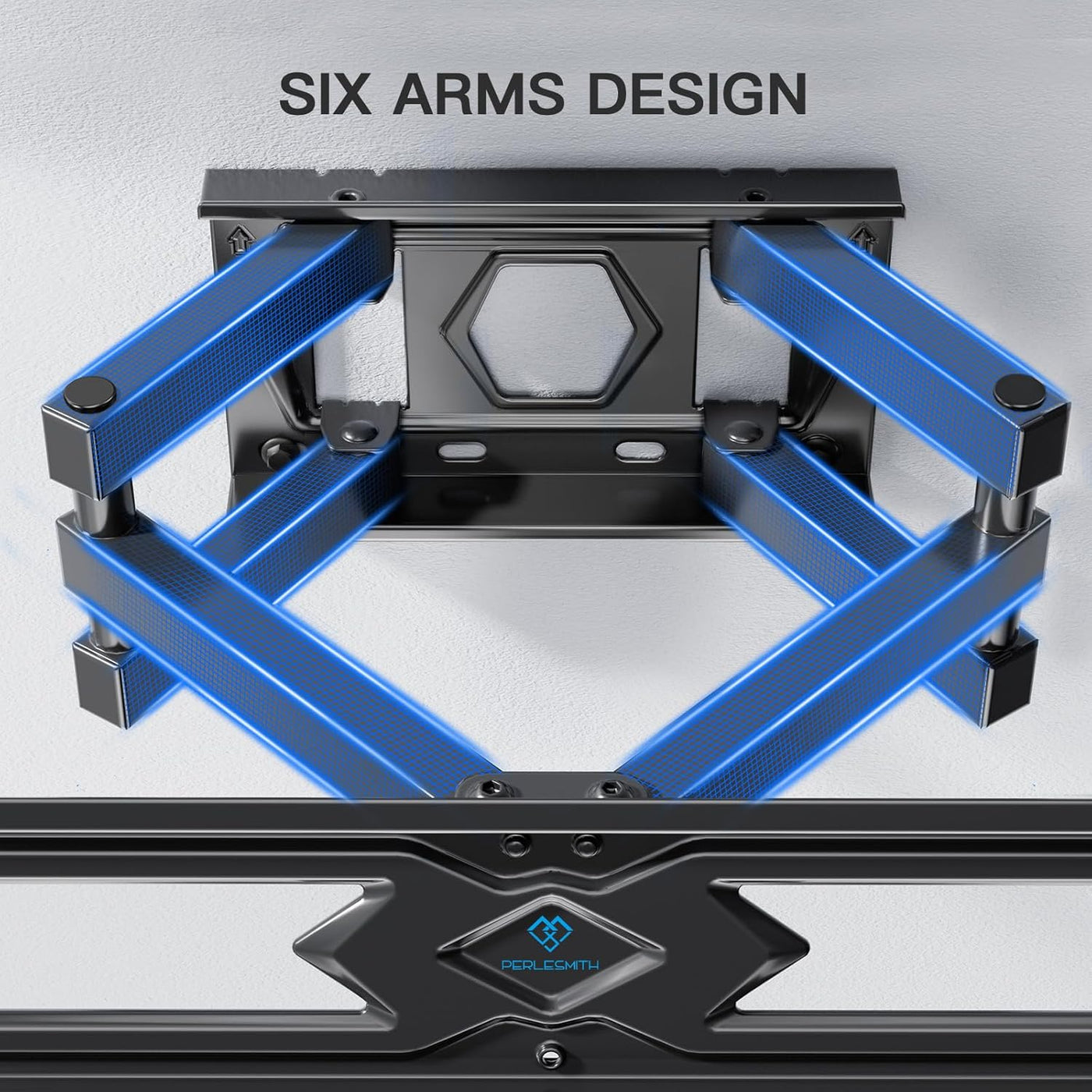 TV Wall Bracket Swivel Tilt Mount for 26-70 Inch Flat Curved TVs PERLESMITH