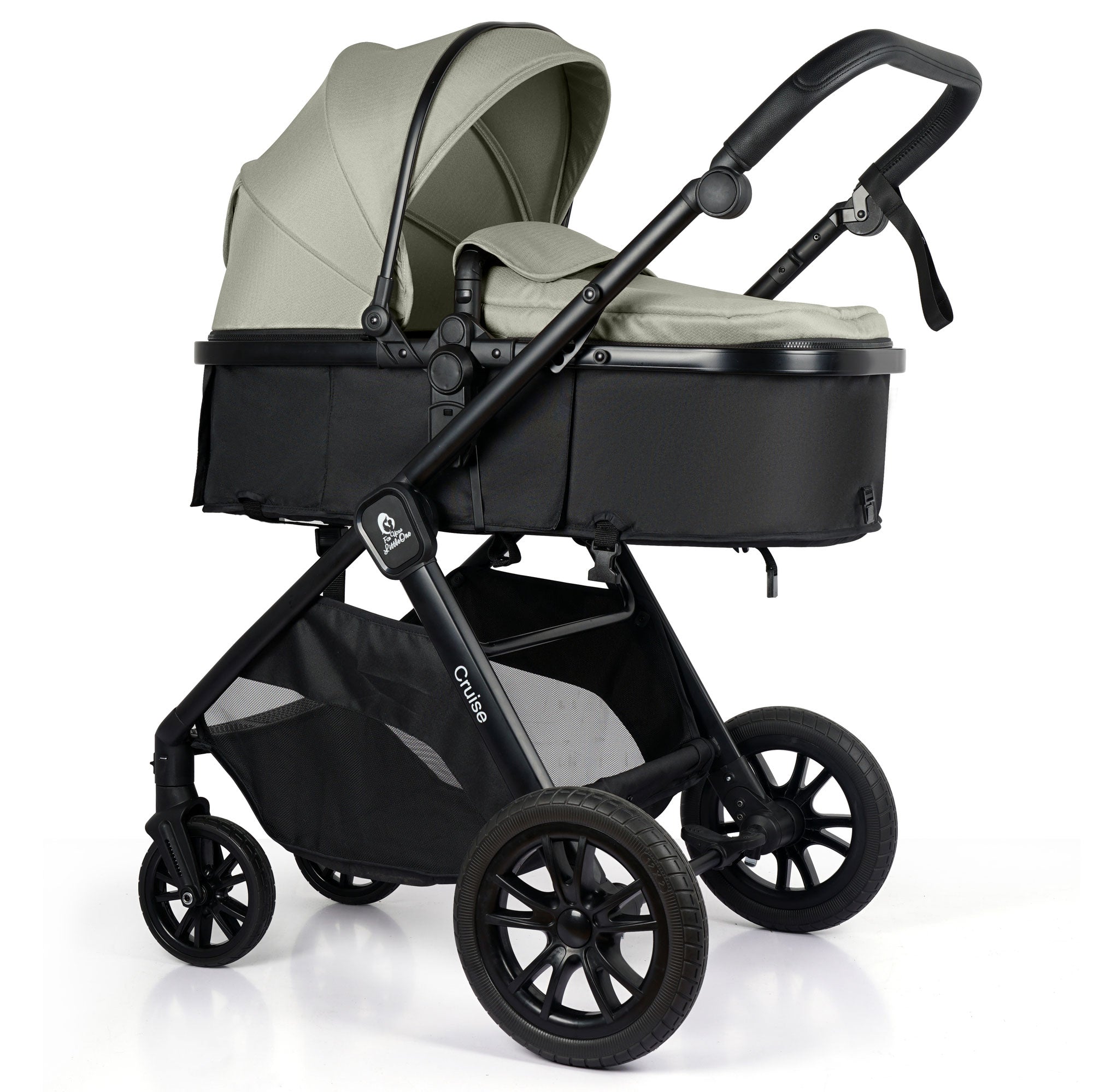 3 in 1 Travel System with Car Seat Pebble Sage Foryourlittleone