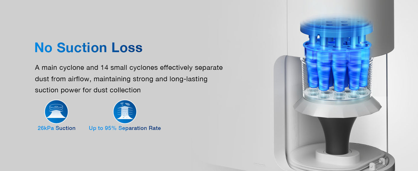 Robot Vacuum Cleaner Mop 8000Pa Self Empty Station ECOVACS DEBOT N20 PLUS