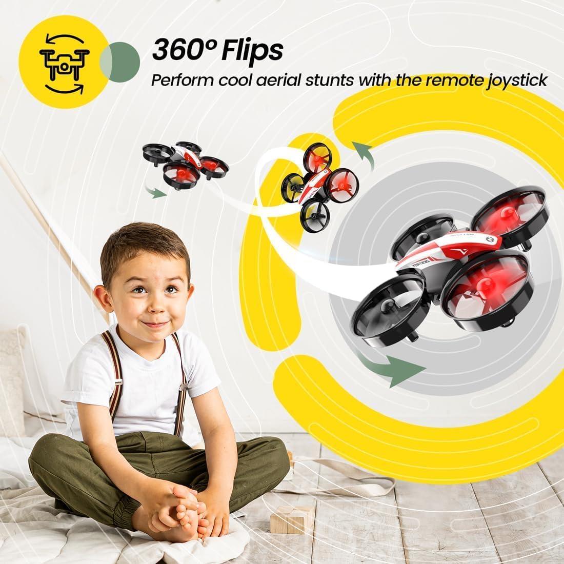 Holy Stone HS210 Kids Mini Drone, Indoor/Outdoor RC Toy, Auto Hover, 3D Flip