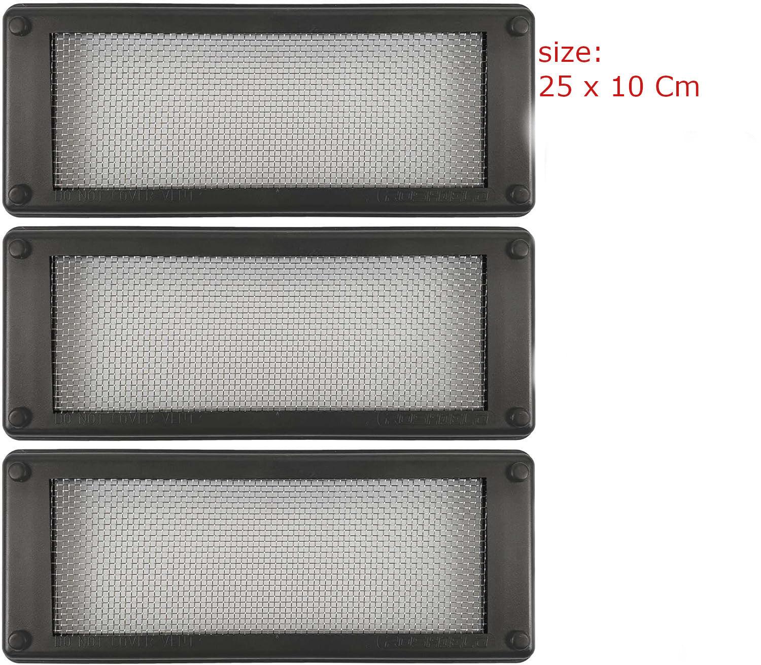 3 pcs Pest Proofing Air Brick Mesh Vent Cover For Mouse Insect 25x10cm - Massive Discounts