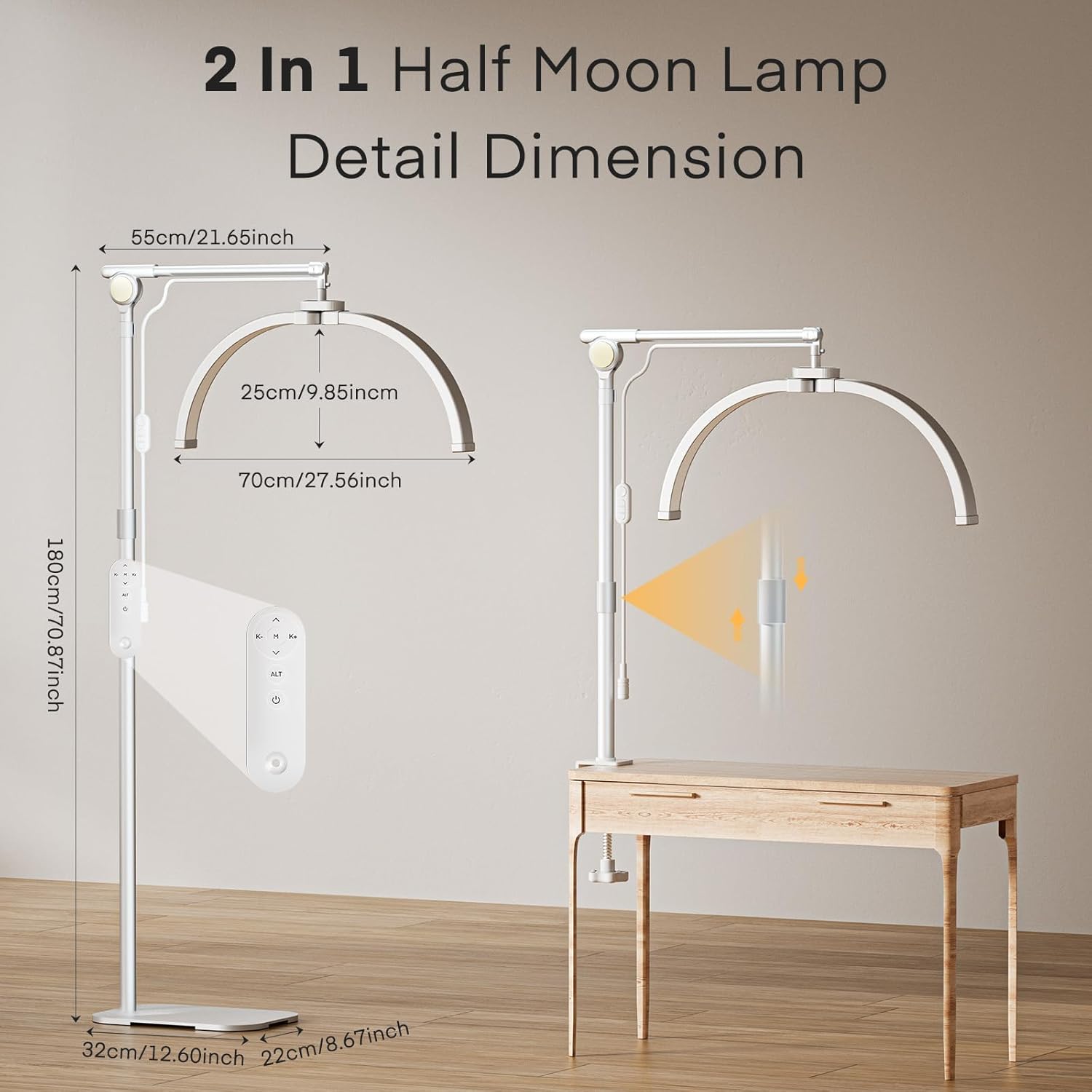 Lmaqfum Lash Light 2-in-1, Foldable, 3 Modes Phone Holder Desk Clip Beauty Techs