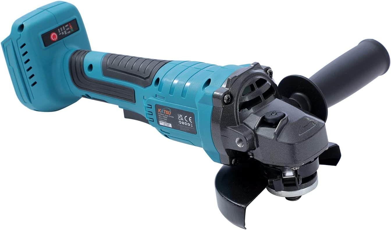 KATSU 21V Cordless Angle Grinder - 115mm, Brushless 3 Speeds, No Battery/Charger