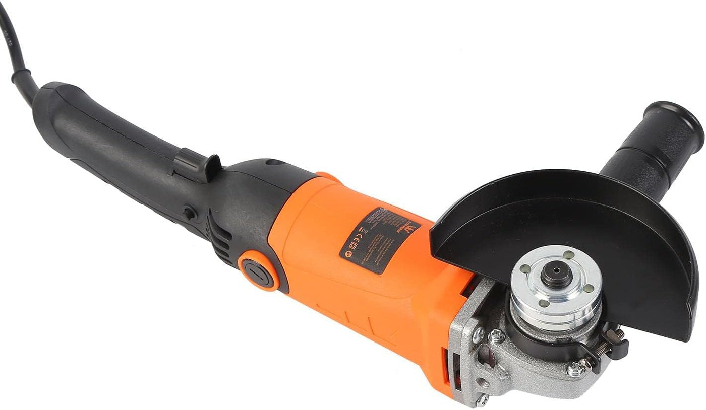 TOPWAY 750W Angle Grinder 115mm Corded Electric for Cutting Grinding & Polishing