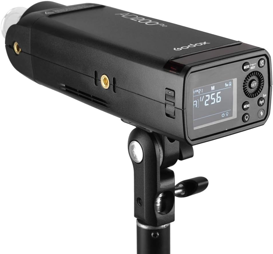 Godox AD200Pro Pocket Flash 2.4G TTL Speedlite Strobe 200Ws HSS Lithium Battery