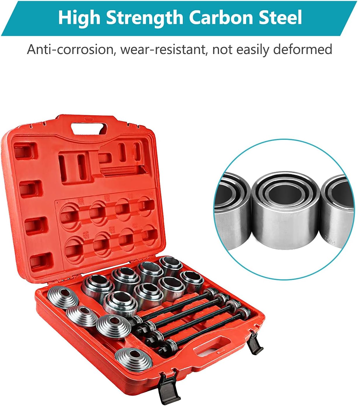 36pcs Universal Car Bearing Tool Set – Removal & Insertion Kit for Vehicles