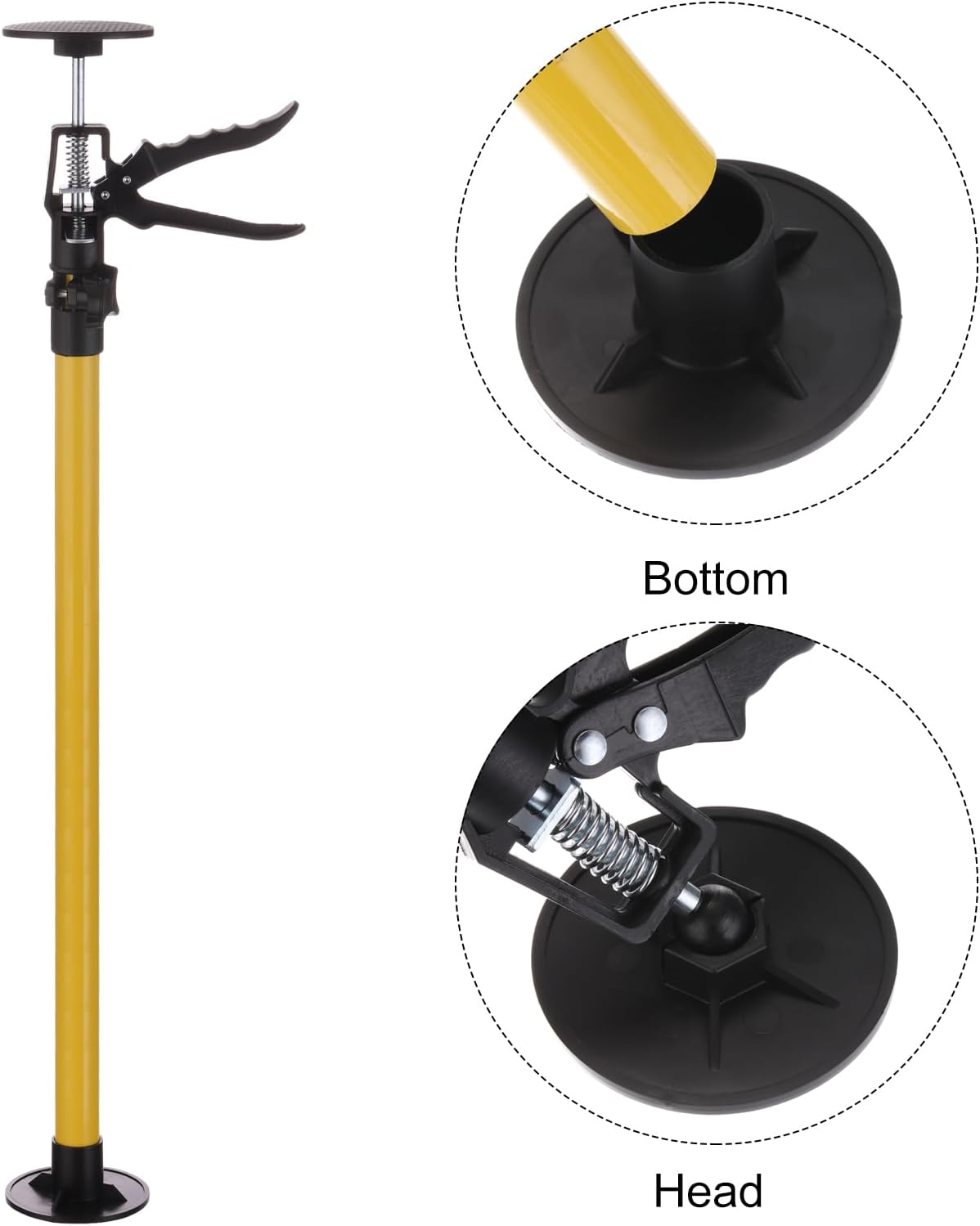 Telescopic Support Pole 45.3-114.2in 220lb Cabinet Jack 3rd Hand PATIKIL