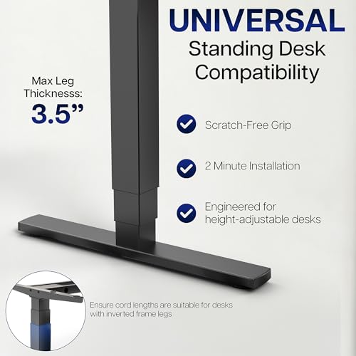 Clamp On Under Desk PC Mount Tool Free Computer Case Holder VIVO MOUNT-PC01C