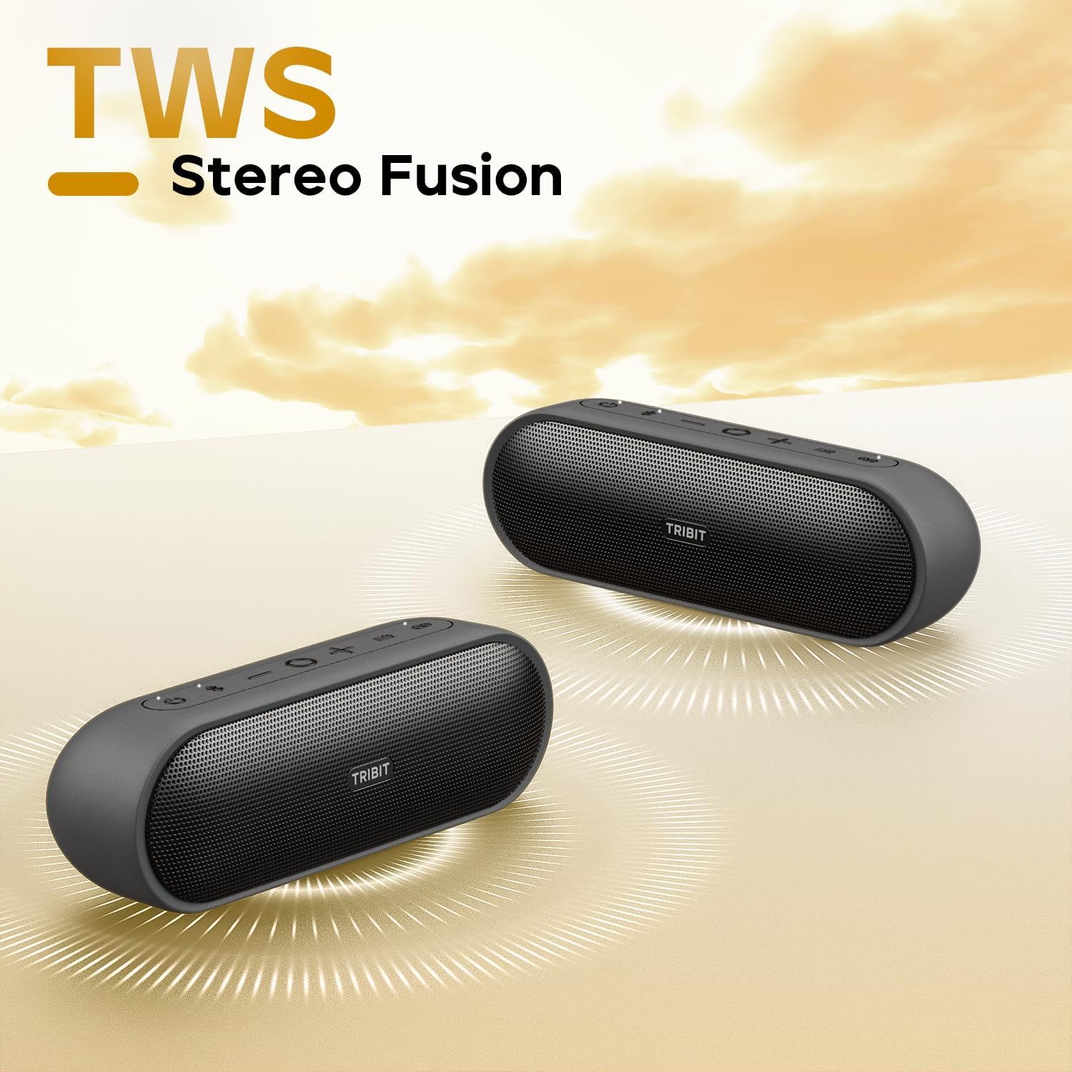 Tribit XSound Plus 2 Bluetooth Speaker, 30W, XBass, IPX7, 24H Playtime