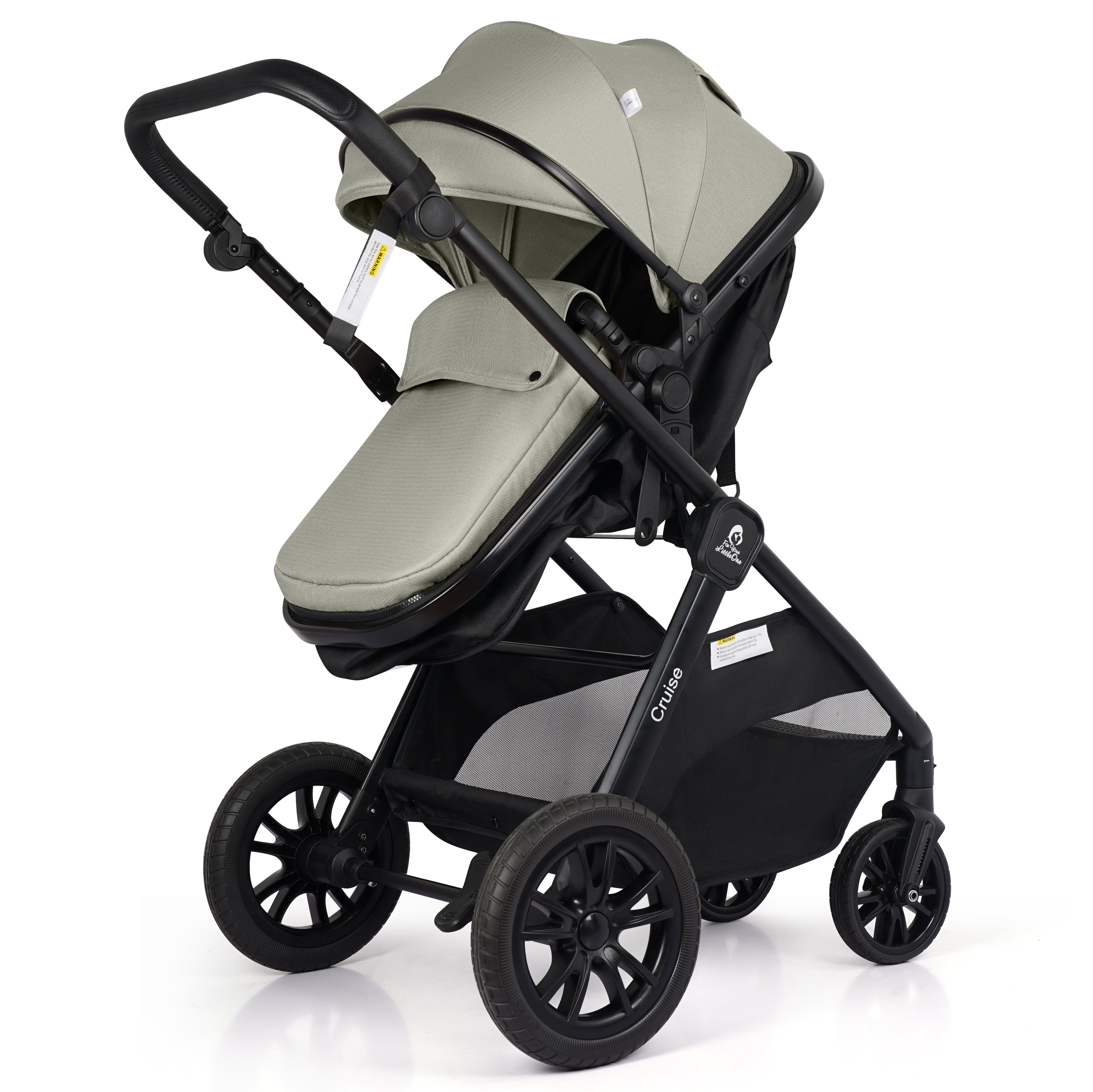 3 in 1 Travel System with Car Seat Pebble Sage Foryourlittleone