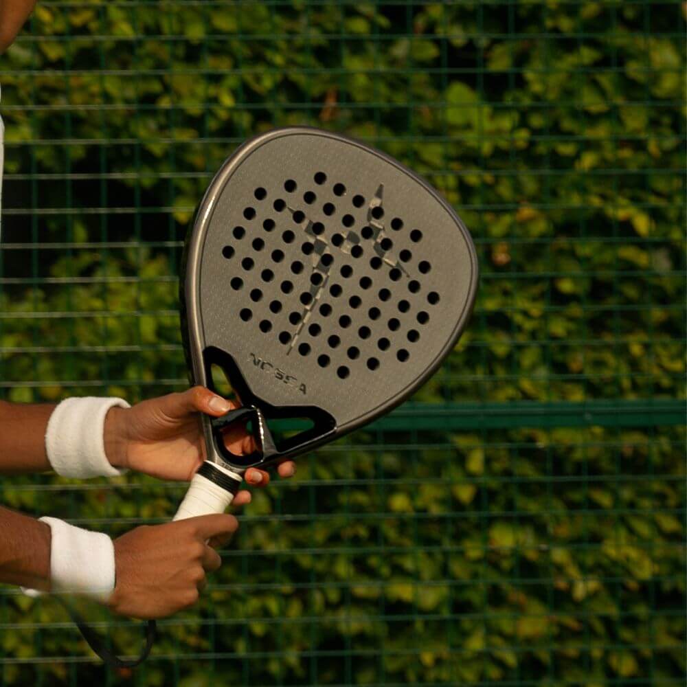 Padel Racket Carbon 12K EVA Foam Control Power Grip Lightweight Nossa Core