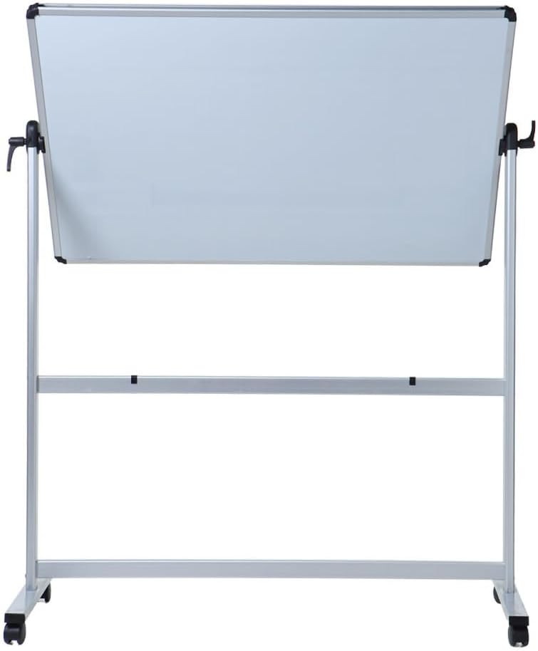 Magnetic Mobile Whiteboard 150x90cm Double Sided Revolving Stand VIZ-PRO Board