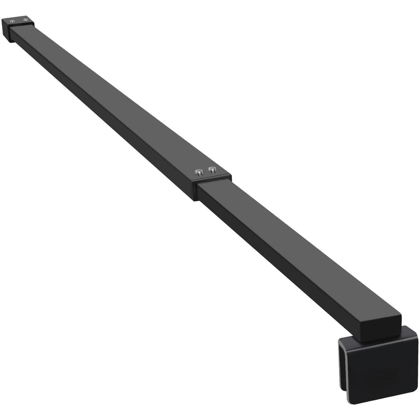 Shower Screen Support Bar 700-1200mm Telescopic Matte Black Square SVNR Stainless