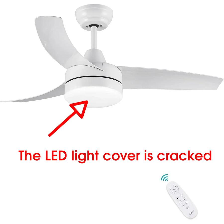 Ceiling Fan With Lights 42 Inch Dimmable Remote DC Reversible CJOY