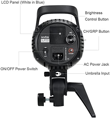 Godox SL60W Video Light Kit with Bowens Mount & Remote Control