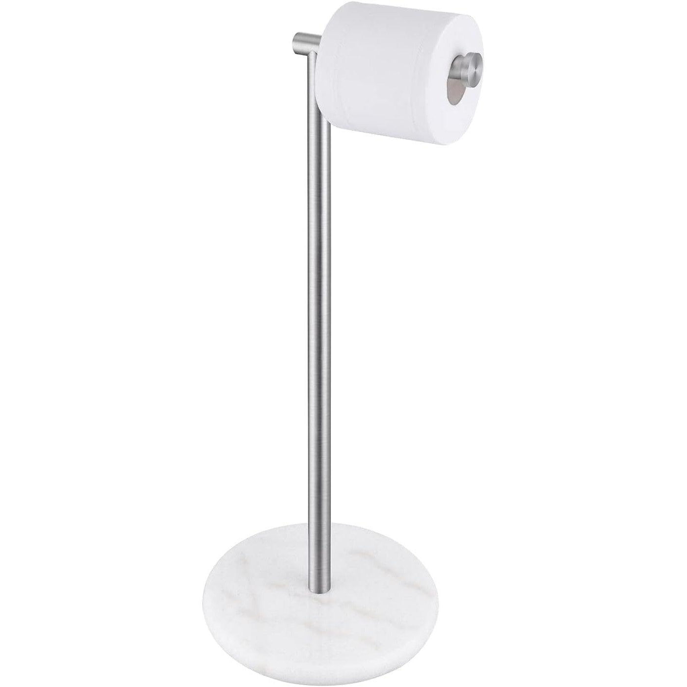 KES Toilet Roll Holder Free Standing, Marble Base Silver/ Gold/ Black - Massive Discounts