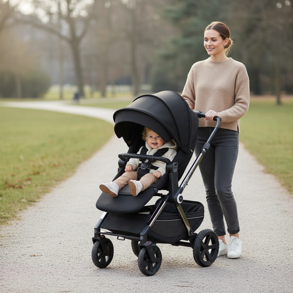 Travel System 3 in 1 Pushchair Stroller Car Seat Bundle Jane Crosslight