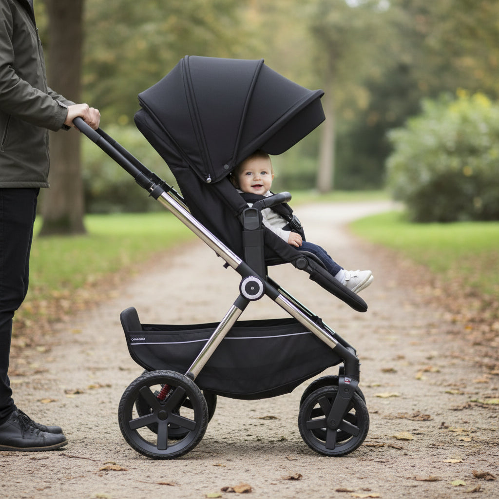 Travel System 3 in 1 Pushchair Stroller Car Seat Bundle Jane Crosslight