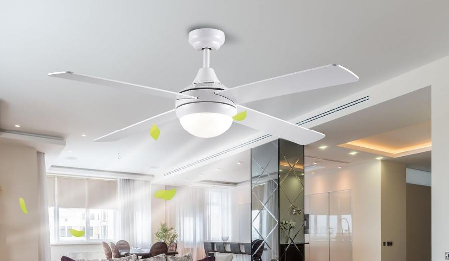 Ceiling Fan With Lights 48 Inch Remote Reversible Dimmable CJOY