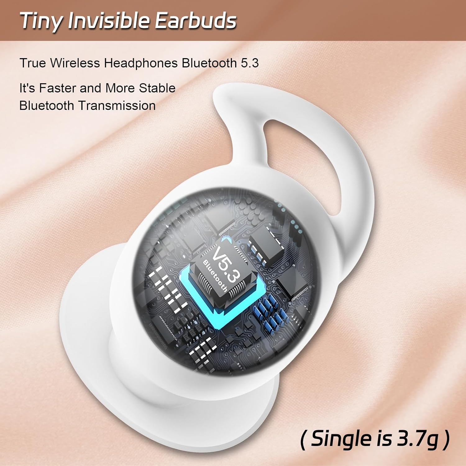 Invisible Sleep Earbuds Mini Wireless Bluetooth Noise Cancelling IPX6 IFECCO